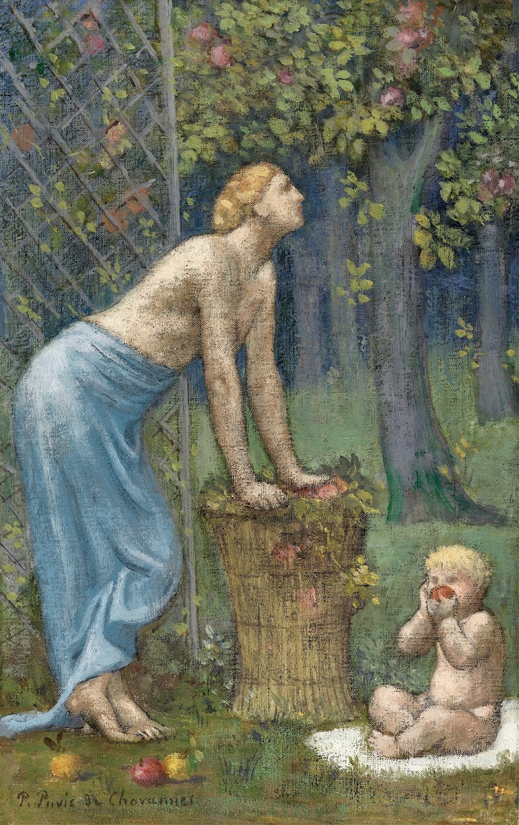 Recolte des Pommes ca 1890