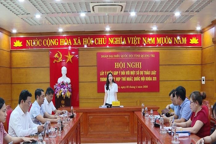 Quảng Trị: Góp ý hoàn thiện 4 dự thảo luật trình Quốc hội khóa XVI - Đại Biểu Nhân Dân