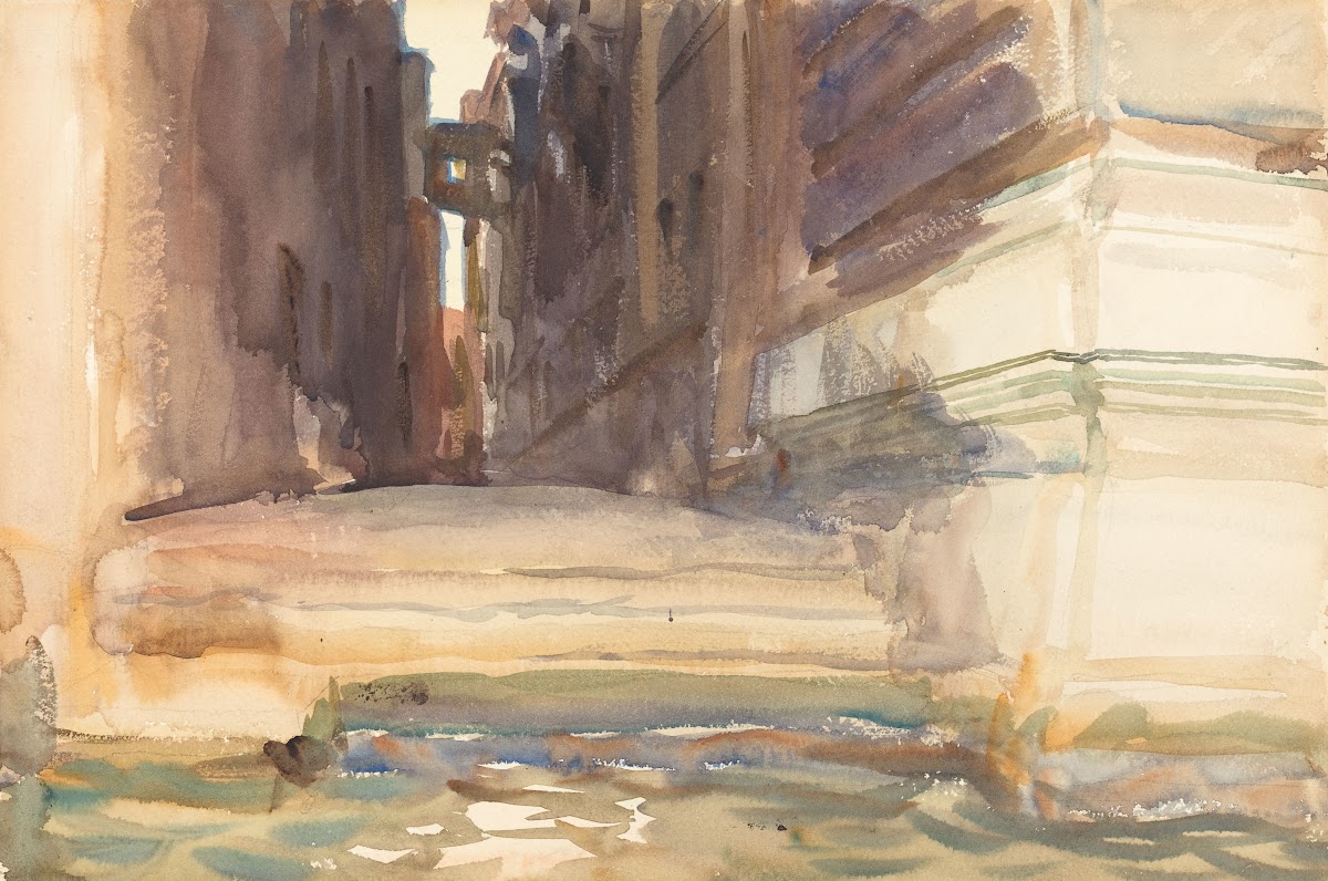 The Calle della Rosa with the Monte di PietàVenice c 1904