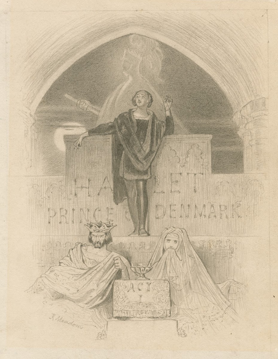 Scene from Hamlet 1843