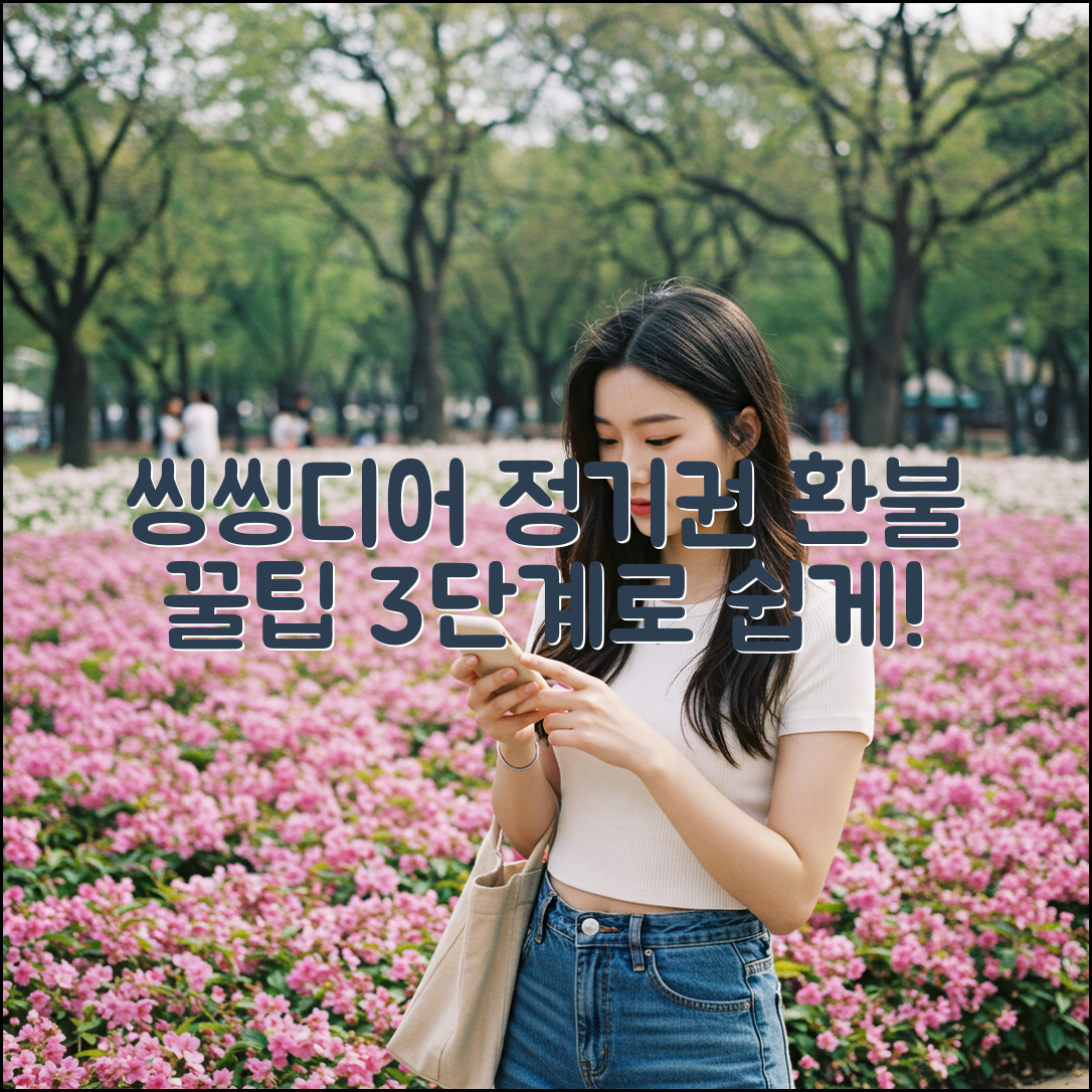 공유 킥보드 (씽씽·디어) 정기권, 3단계 환불 꿀팁!