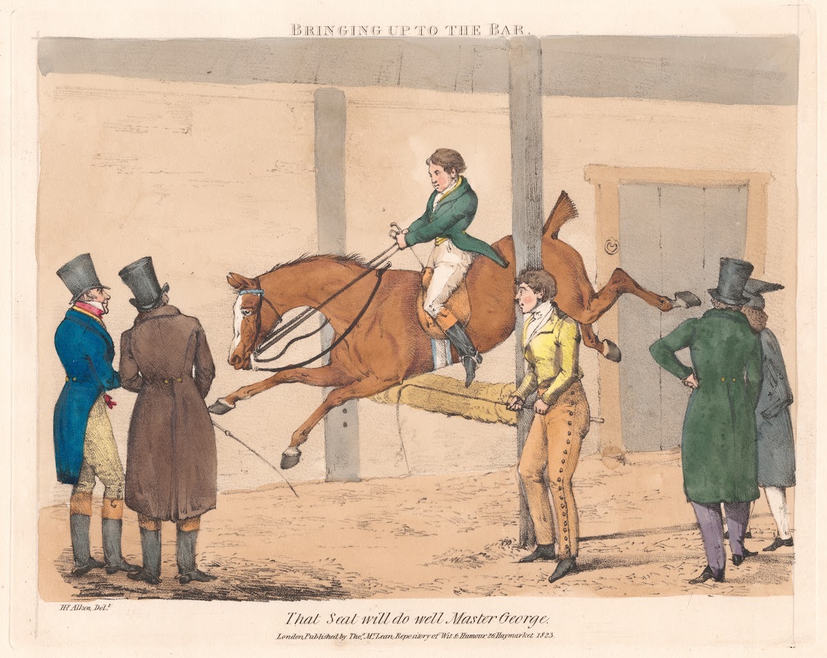 That seat will do well Master George 1823