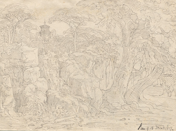 Album with Views of Rome and Surroundings Landscape Studies page 36a Roman View