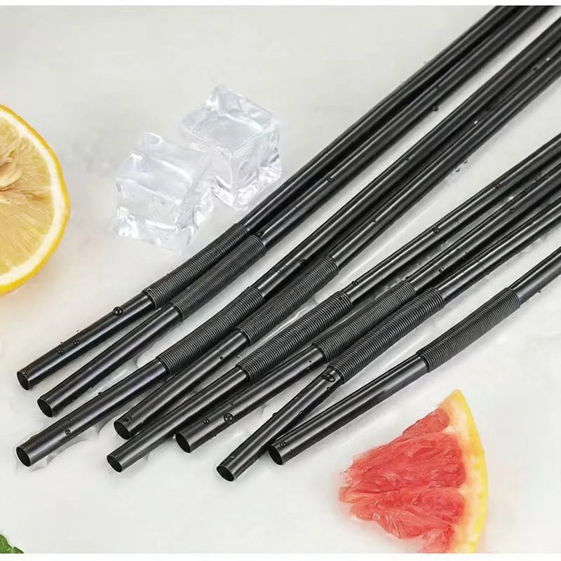 Plastic straws, individually packaged