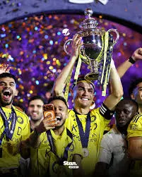 Cristiano Ronaldo celebración título 34 Al Nassr