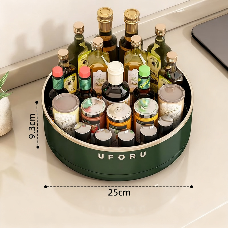 Rotating spice rack for the countertop