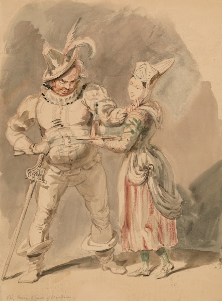 A scene from King Henry IV pt 2 or Merry wives