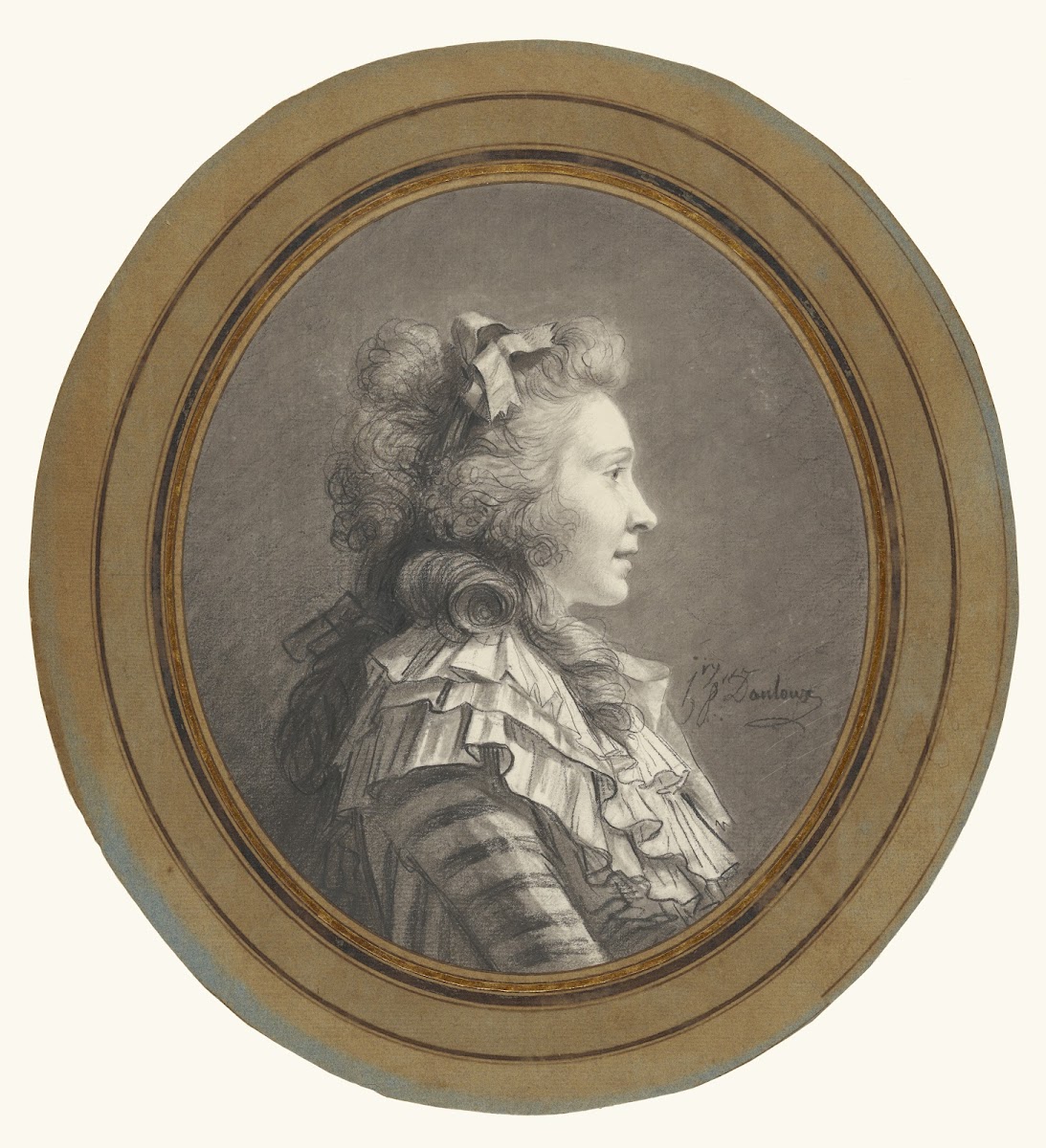 Portrait of a Young Lady in Profile 17831785