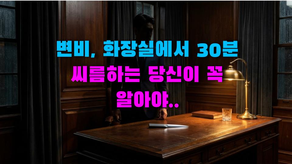 변비, 화장실에서 30분 씨름하는 당신이 꼭 알아야 할 팩트 5가지