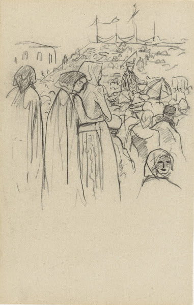 Toeschouwers bij de kroningsoptocht van de Tsaar 1877   1932