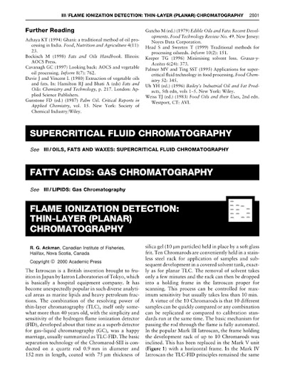 FLAME IONIZATION DETECTION-THIN-LAYER-PLANAR-CHROMATOGRAP