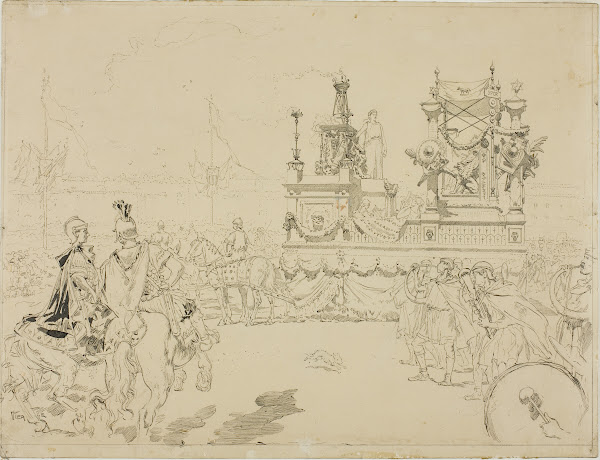 Scene from the Fêtes de Rennes c 1880