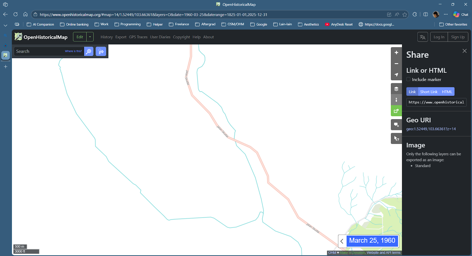 Before changes on Skudai & Melana rivers