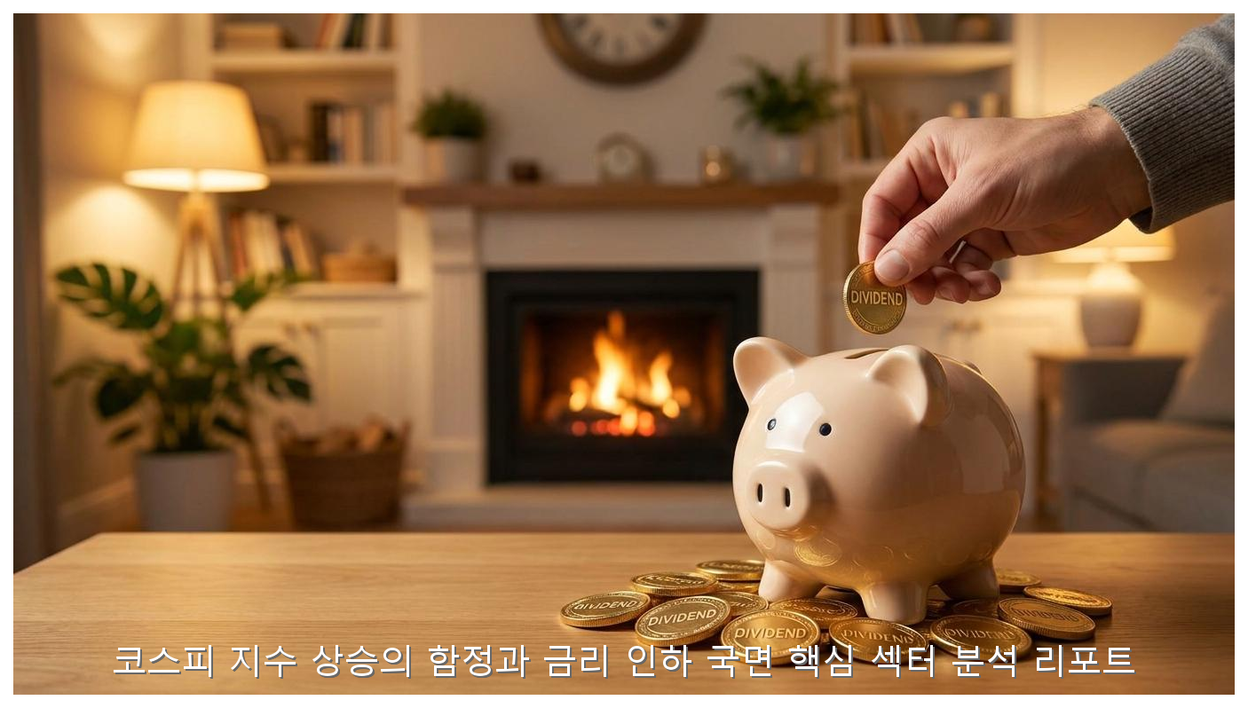 코스피 지수 상승의 함정과 금리 인하 국면 핵심 섹터 분석 리포트 핵심 안내 및 분석 인포그래픽 (7)