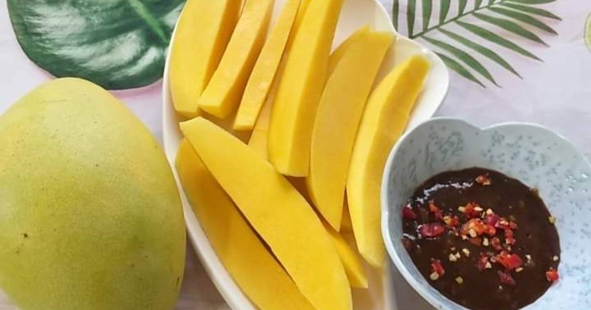 Sốt mắm ruốc chấm xoài,cóc
