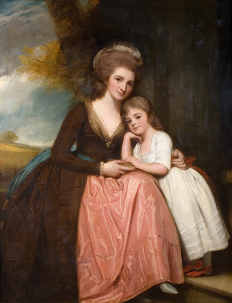Portrait Of Mrs Bracebridge And Her Daughter Mary 1784