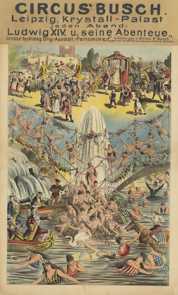 Circus Bush Leipzig Krystall Palast Ludwig XIV Pantomime in 3 act 1892