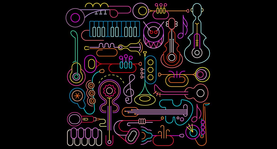 Music Instruments Square Designs Free Download – Envato Elements