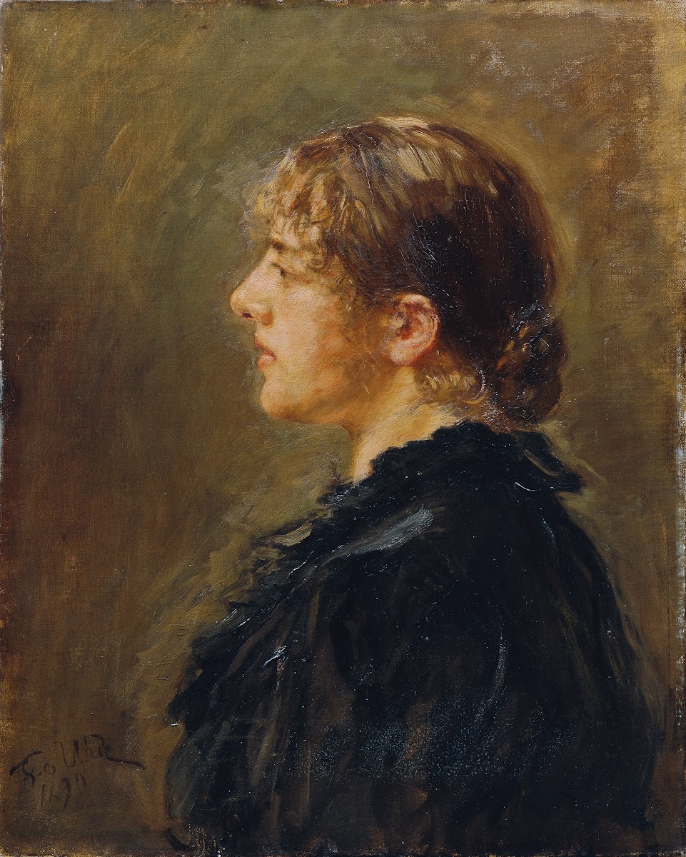 Die Tochter des Künstlers 1890