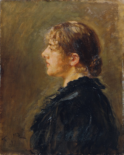 Die Tochter des Künstlers 1890