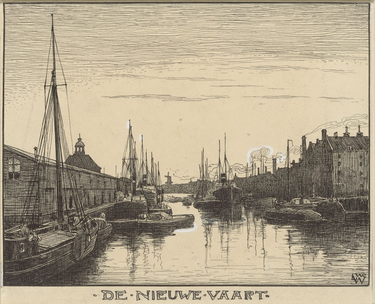 De Nieuwe Vaart te Amsterdam 20th century