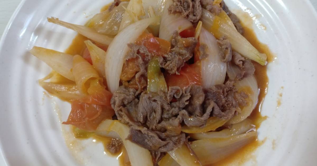 Bò xào hành tây