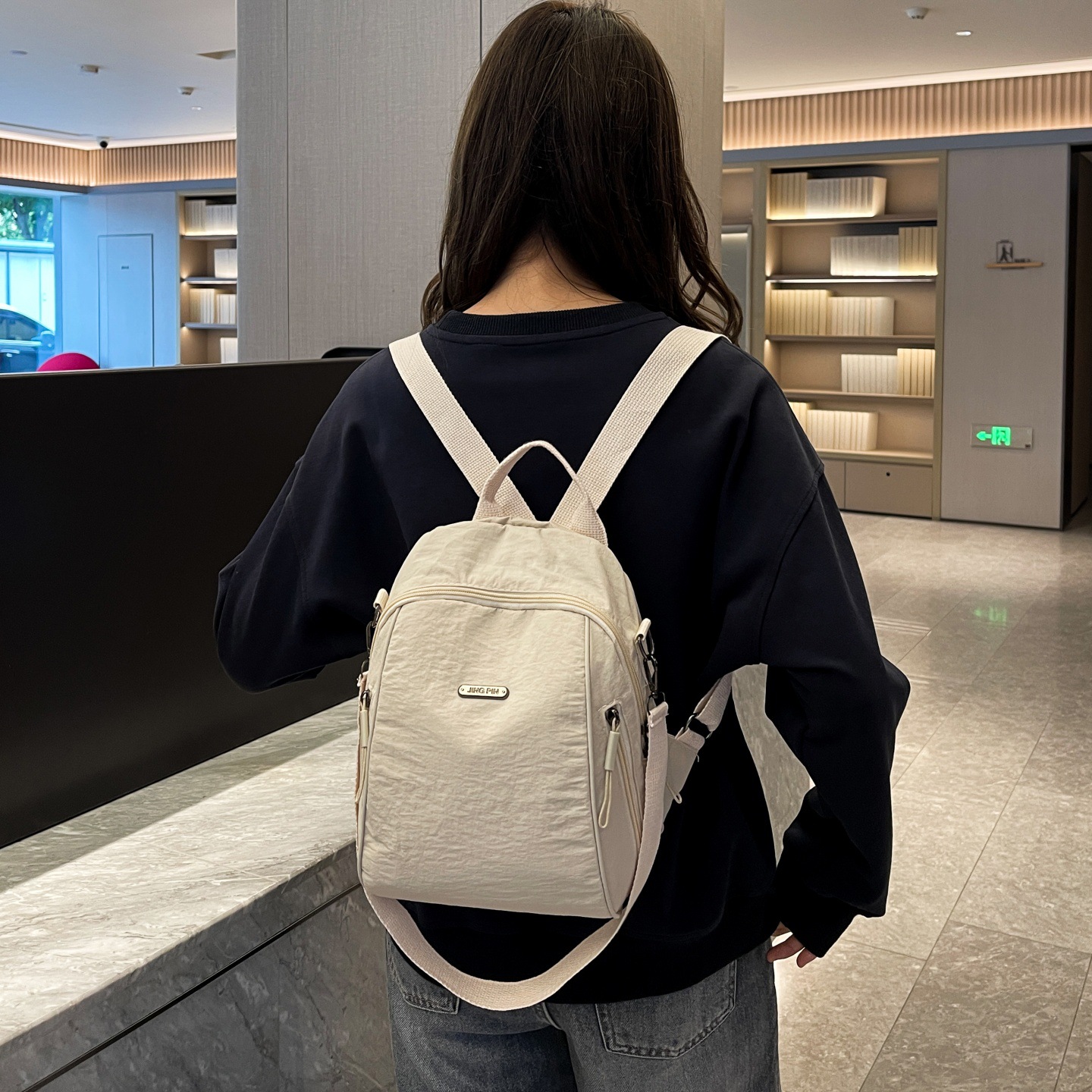 Unisex Backpack, large capacity, nylon, urban