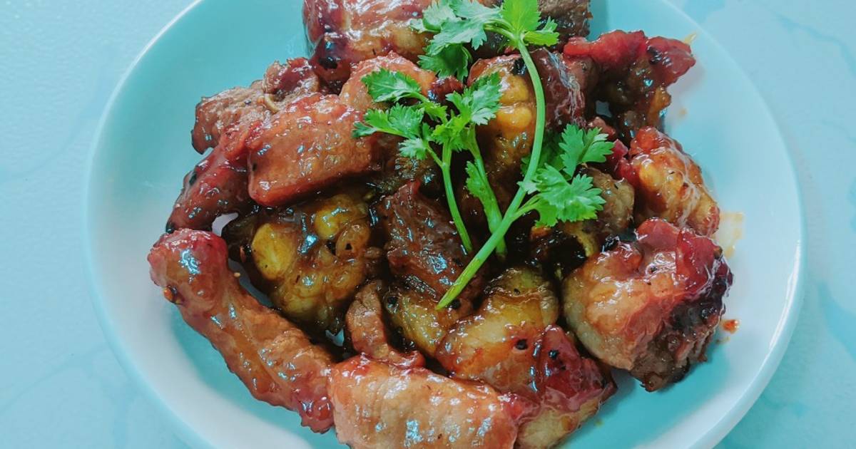Sườn non rim mặn