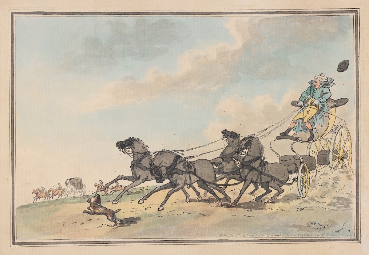 Lord Barrymores four in hand 1786