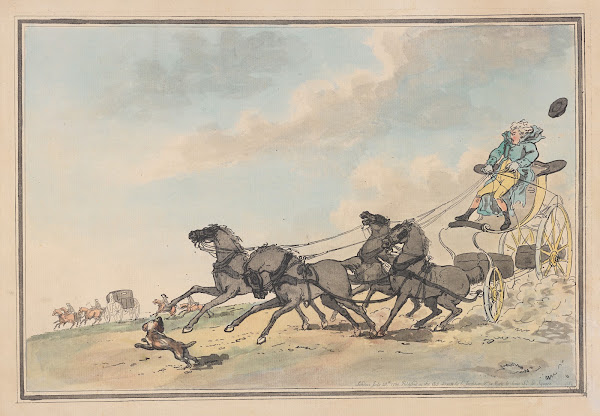 Lord Barrymores four in hand 1786