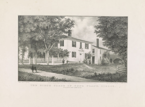 The birth place of General Frank Pierce Hillsboro New Hampshire 1852
