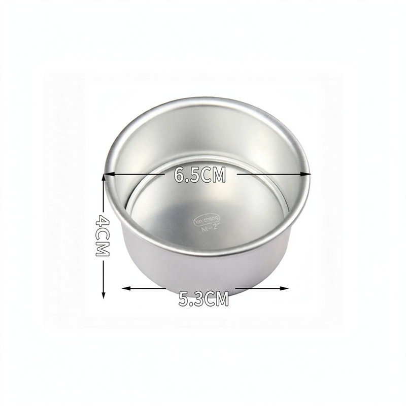 Cake pan, round, with flat base