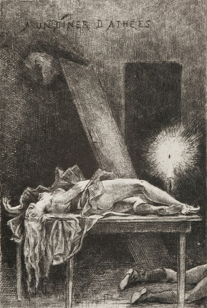 À un dîner dathées 1886