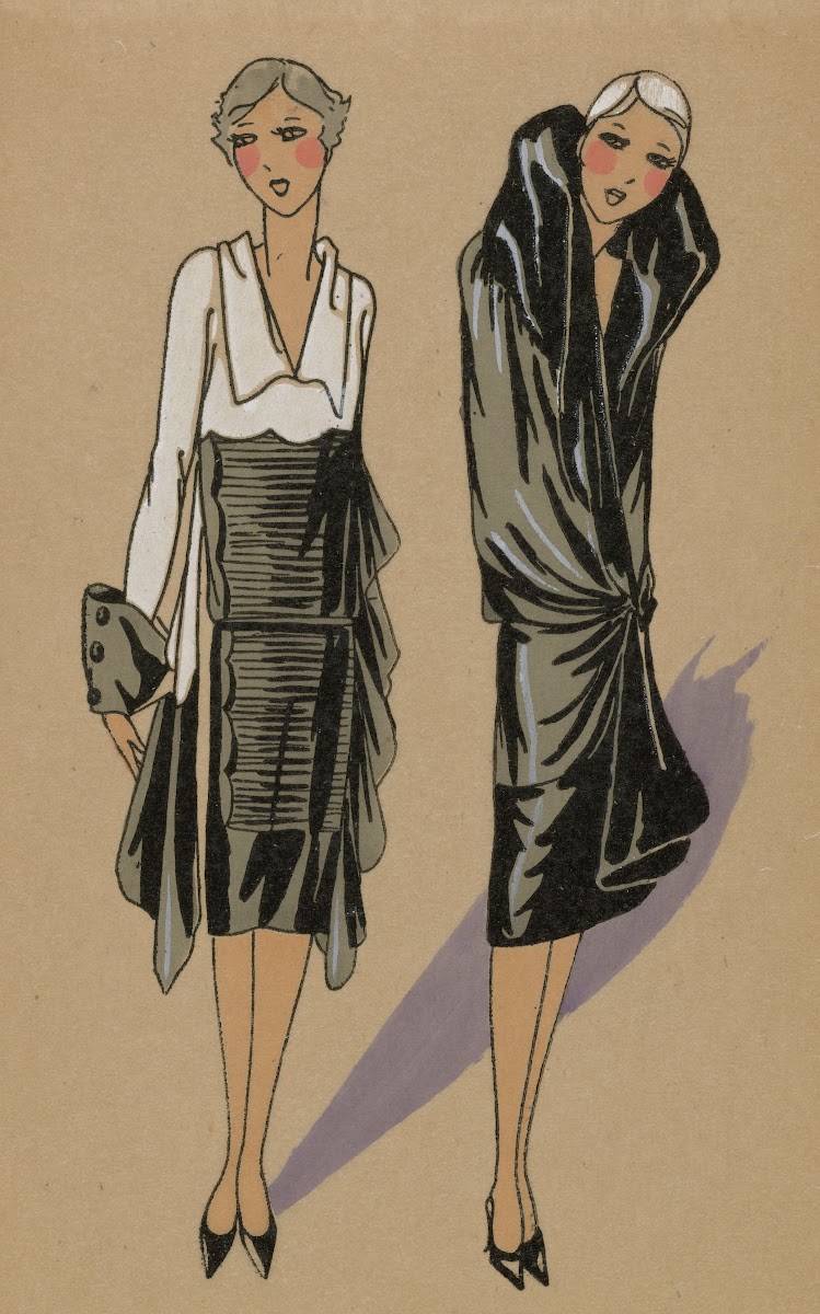 Créations CHERUIT Mme WORMSER  BLACK AND WHITE 1927