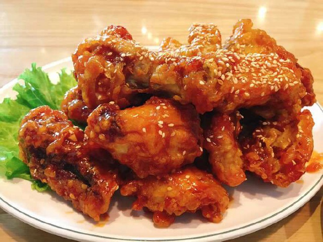 Gà Chiên Sốt Cay Ngon Chuẩn Hàn