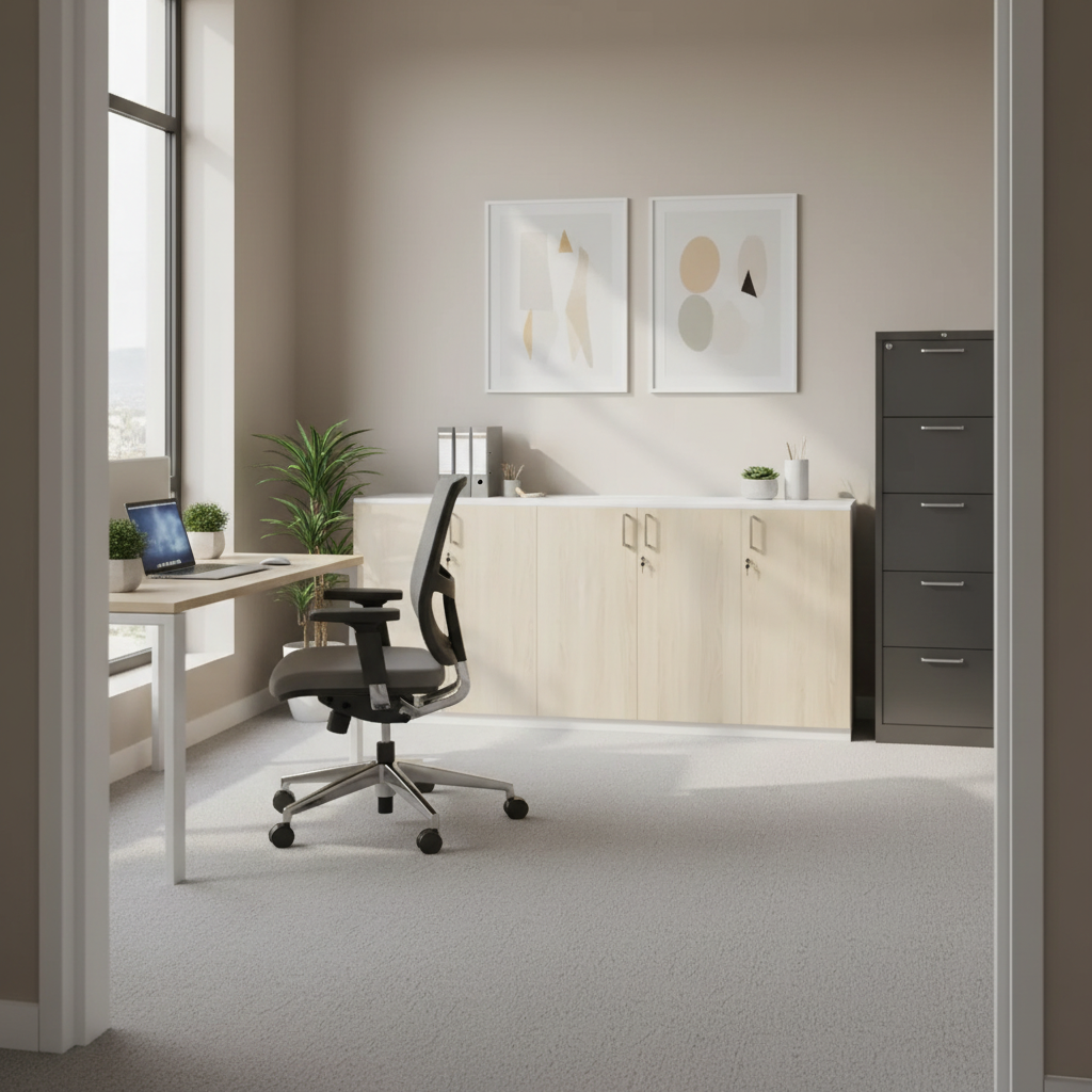 RADAR Color Five-Door (Low Height) Storage Cabinet