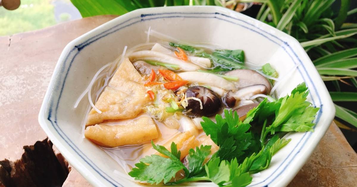 Món chay dễ làm | Hủ tiếu nấm