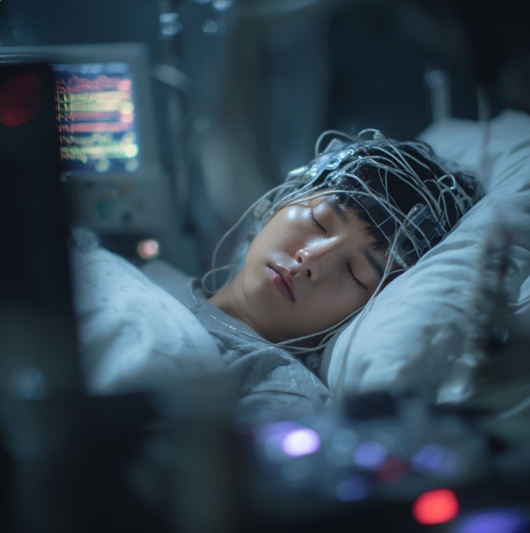 수면 검사 장비 모습