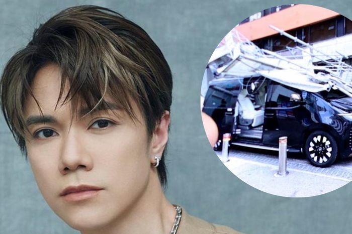 Nam ca sĩ 45 tuổi thoát nạn khi giàn giáo sập trúng xe - Báo VietnamNet