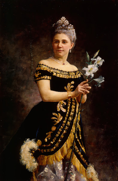 Opera Singer Ida Basilier Magelsens Portrait As Philine In Ambroise Thomas Opera