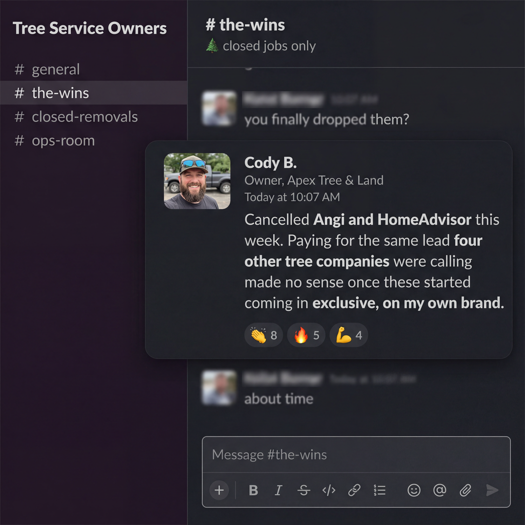 Owner: these leads beat shared Angi leads