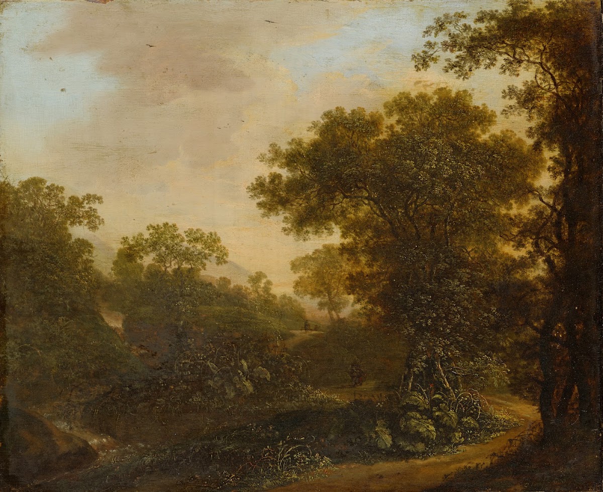 Landscape with Path in the Woods