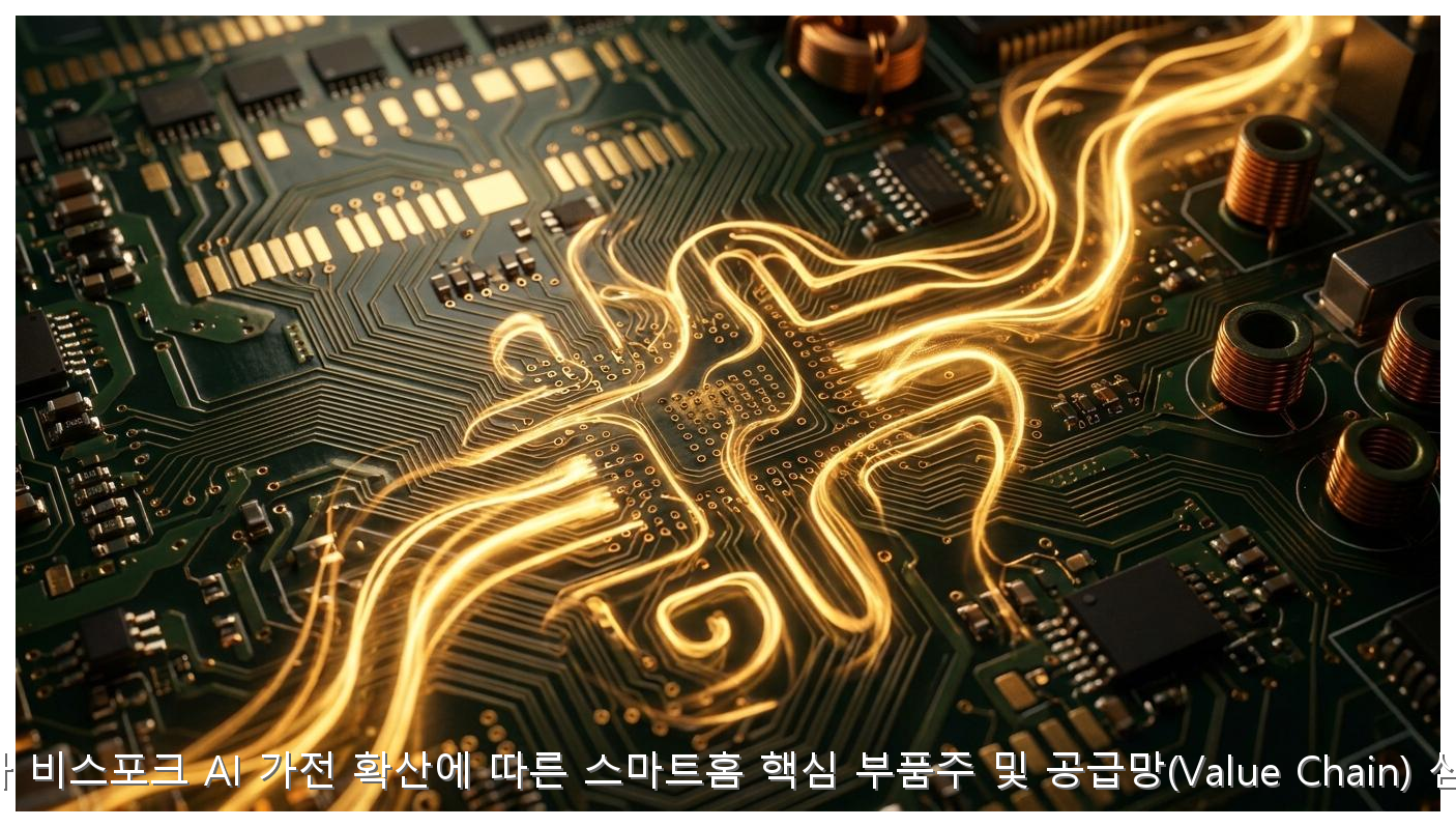 삼성전자 비스포크 AI 가전 확산에 따른 스마트홈 핵심 부품주 및 공급망(Value Chain) 심층 분석 핵심 안내 및 분석 인포그래픽 (6)
