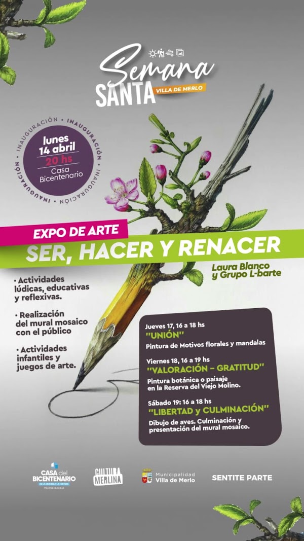 Expo de arte : Ser, hacer y renacer