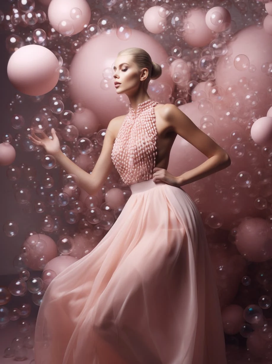 Fotografía editorial de moda de una