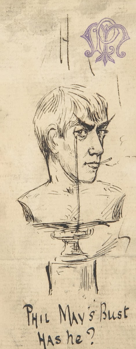 Phil Mays Bust Has he ca 1882