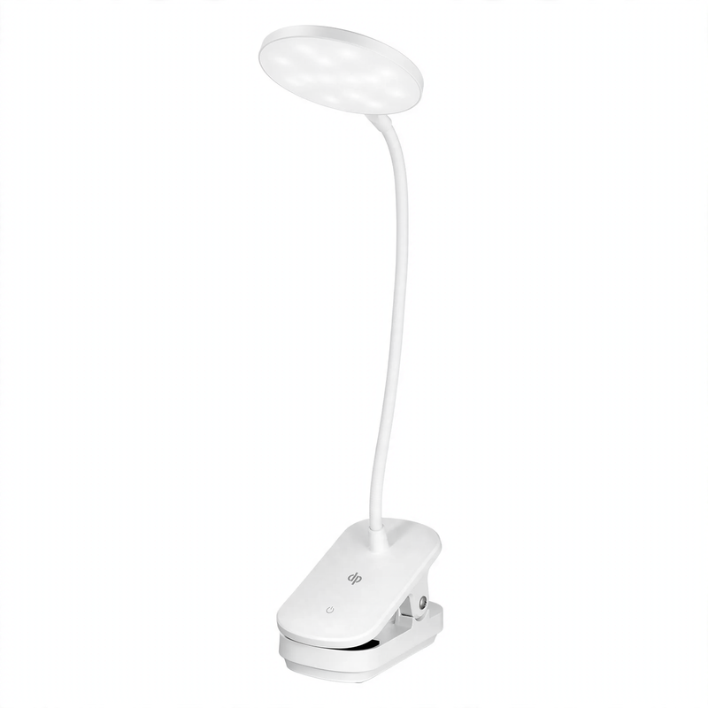 Flexible clamp light for desk and bed