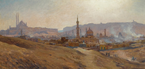 Le Caire Brume Poussiere Et Fumees Du Soir