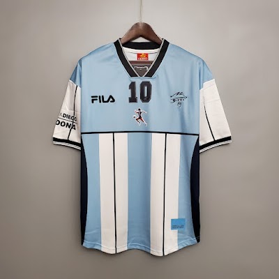 Retro 2001 Argentina Maradona #10 Commemorative Edition @lumorasports.jpeg