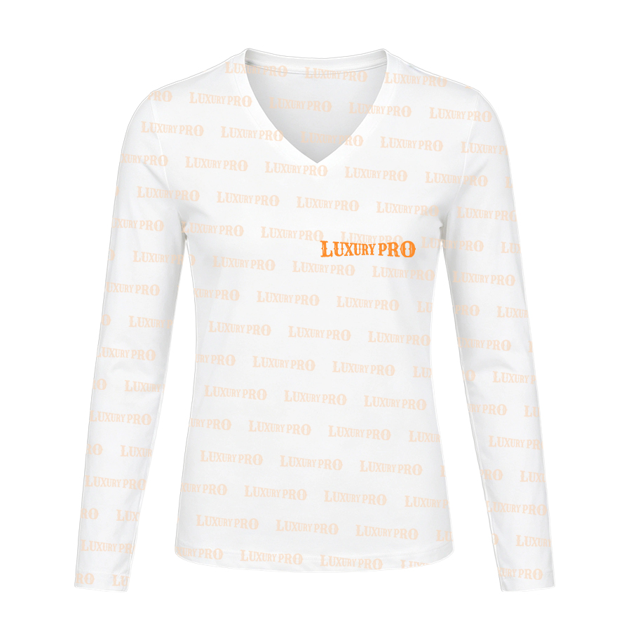 AOP MDB V Neck Long Sleeve Shirt